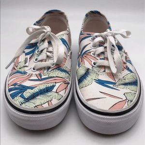 NWOB Vans Palm Tree Print Shoes